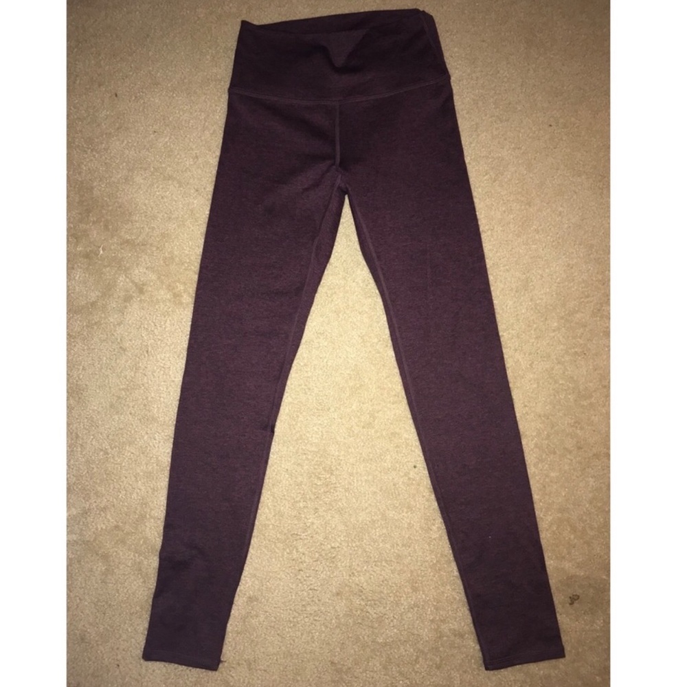 Aerie Chill Play Move Maroon Leggings